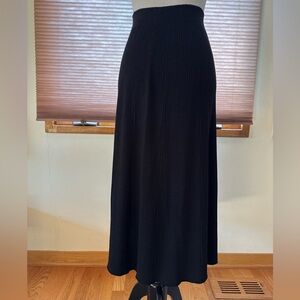 Uniqlo 100% wool knit skirt black S